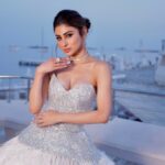 Mouni Roy Instagram - Belle of the ball 😌 merci beaucoup x Dressed in:@atelierzuhra x Jewellery :@boucheron x Heels:@giuseppezanotti Styled by : @manekaharisinghani with @chintan_shah08 HMU : gpkritikos Creative Production- @fetch_india @pankhurifetch Photographer - @wilsonballarin Videographer - @shakeelbinafzal Lenskart - @sashakeneivonuo @anupamtripathi__ Cannes, France