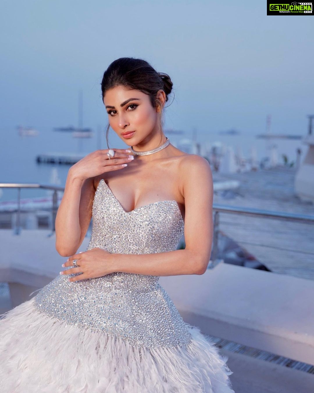 Mouni Roy Instagram - Belle of the ball π merci beaucoup x Dressed in:@atelierzuhra x Jewellery :@boucheron x Heels:@giuseppezanotti Styled by : @manekaharisinghani with @chintan_shah08 HMU : gpkritikos Creative Production- @fetch_india @pankhurifetch Photographer - @wilsonballarin Videographer - @shakeelbinafzal Lenskart - @sashakeneivonuo @anupamtripathi__ Cannes, France