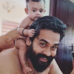 Mridula Vijay Instagram - Happy Children's Day from my kiddos 😘 @dwanikrishna_official @yuvakrishna_official