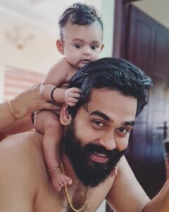 Mridula Vijay Instagram - Happy Children's Day from my kiddos 😘 
@dwanikrishna_official 
@yuvakrishna_official