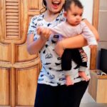 Mridula Vijay Instagram - My lil munchkin 😘 Mom and daughter time 🤱 @dwanikrishna_official