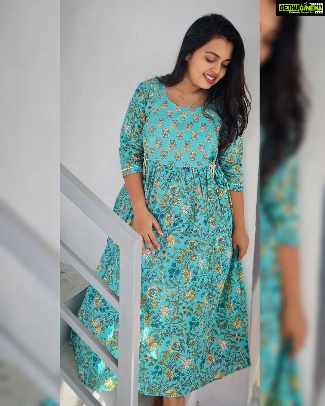 Mridula Vijay Instagram - Loving myself 🥰 Maternity and feeding kurthi from @yashvi_clothing