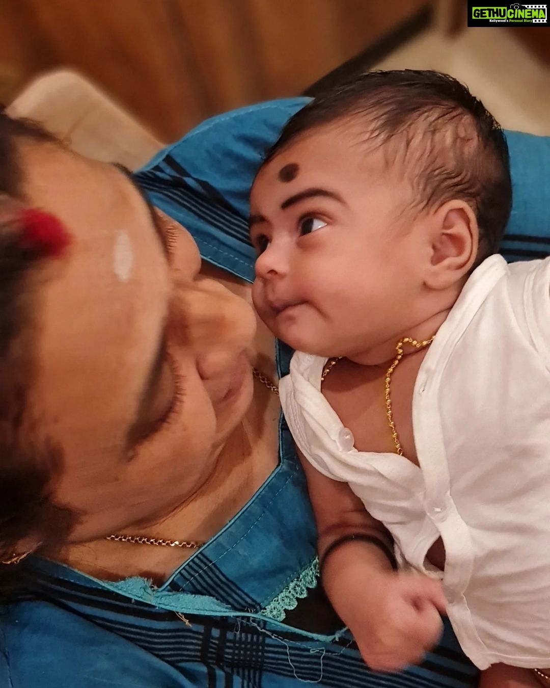 Mridula Vijay Instagram - Two important ladies in my life ❤️ #dwanikrishna