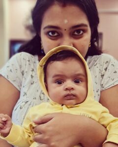 Mridula Vijay Instagram - I'm 2 months old 🤘 
@dwanikrishna_official 
@yuvakrishna_official
PC  @parvathy_anuz