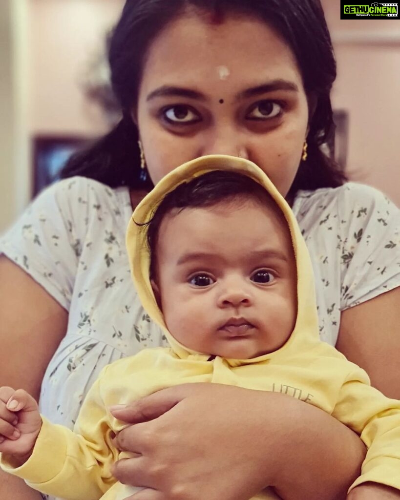 Mridula Vijay Instagram - I'm 2 months old 🤘 @dwanikrishna_official @yuvakrishna_official PC @parvathy_anuz