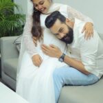 Mridula Vijay Instagram - Our happiness 🥰🥰 Purely candid shot 😍 @yuvakrishna_official PC @a.k.photography23 Costume @nova_fashion_boutique_by_brind
