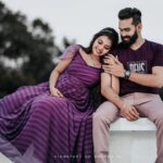 Mridula Vijay Instagram - Thanks for being the perfect partner to me ☺️🥰 365 days of pure love , pure bliss Happy 1st anniversary my ettoiii.. ❤️ @yuvakrishna_official . PC @motive_pix_studio Costume @thanzscouture