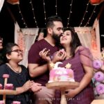 Mridula Vijay Instagram - Baby shower pics 😍 PC @motive_pix_studio Costume @thanzscouture MUA @makeupartistaamy