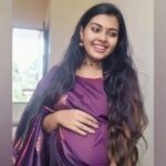 Mridula Vijay Instagram - Soon to be mom 🥰 Wearing @inovative__yarns Jewels @rituparnacollection