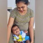 Mridula Vijay Instagram - See how happy she is 😌... I can't take off my eyes from u my yamikutty ❤️ @yamikaarun_official