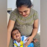 Mridula Vijay Instagram - See how happy she is 😌... I can't take off my eyes from u my yamikutty ❤️ @yamikaarun_official