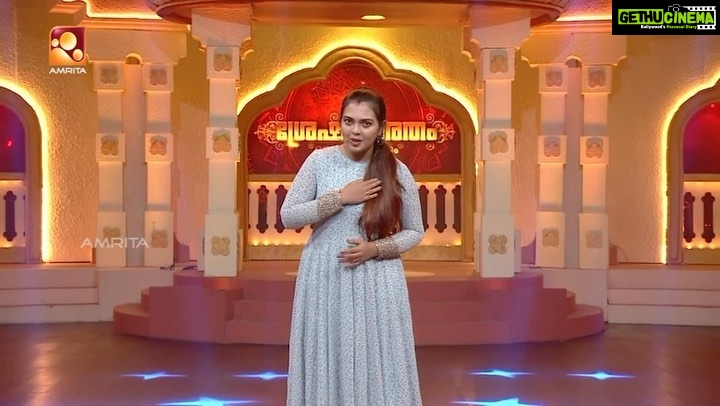 Mridula Vijay Instagram - Coming soon … The new show ‘Sreshta Bharatham Paithruka Bharatham’ on Amritha channel