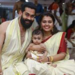 Mridula Vijay Instagram - Dwaniyude choorunu 🥰 @dwanikrishna_official @yuvakrishna_official