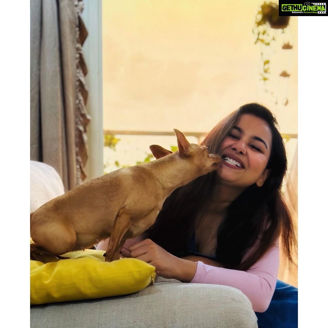 Mrudula Murali Instagram - Just Sunday’ing with my favourite•🐕