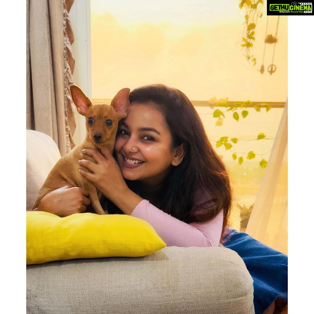 Mrudula Murali Instagram - Just Sunday’ing with my favourite•🐕