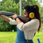 Mrudula Murali Instagram - Swipe left if you thought Iam good at only posing with the gun🤷🏻‍♀️😎