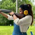 Mrudula Murali Instagram – Swipe left if you thought Iam good at only posing with the gun🤷🏻‍♀️😎