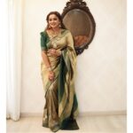 Mrudula Murali Instagram - ‘Coz Why settle for one statement piece when you can have them all? 😉😋 Styled by @marvelrosethomas Shot by @merin__georg Jewellery : @pureallure.in Blouse : @thaiyalpura MUA : @sajithandsujith