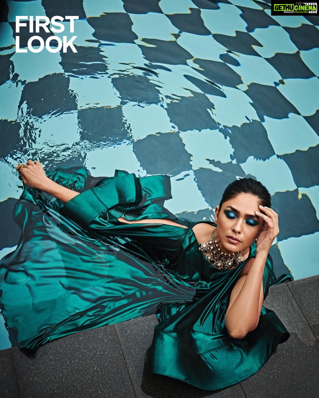 Mrunal Thakur Instagram - It’s in the eyes, always the eyes! #URBANEAVATAR Magazine: First Look @firstlook.magazine Editor: Nupur Mehta Puri @nupurmehta18 Photographer: Vaishnav Praveen @vaishnavpraveen Creative Director and Stylist: Nupur Mehta Puri @nupurmehta18 @n2root Makeup: Lochan Thakur @missblender Hair: Deepali Deokar @deepalid10 Assistant Stylist: Neha Maggo @nehamaggo Production: Niharika Singh @studiolittledumpling Outfit: Gauri & Nainika @gauriandnainika Jewellery: Aaloki by CH Vadodara @aaloki.ch
