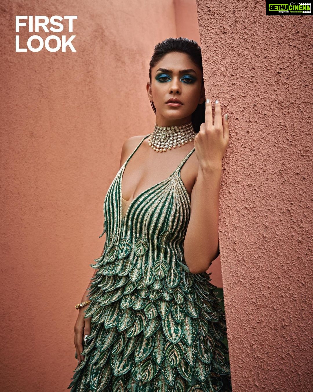 Mrunal Thakur Instagram - SUMMER LOVE β€οΈβπ₯β€οΈβπ₯ MRUNAL THAKUR , A MIDSUMMER DREAM @mrunalthakur Magazine: First Look @firstlook.magazine Editor: Nupur Mehta Puri @nupurmehta18 Photographer: Vaishnav Praveen @vaishnavpraveen Creative Director and Stylist: Nupur Mehta Puri @nupurmehta18 @n2root Makeup: Lochan Thakur @missblender Hair: Deepali Deokar @deepalid10 Assistant Stylist: Neha Maggo @nehamaggo Production: Niharika Singh @studiolittledumpling Outfit: Rahul Mishra @rahulmishra_7 Jewelry: Aaloki by CH Vadodara @aaloki.ch