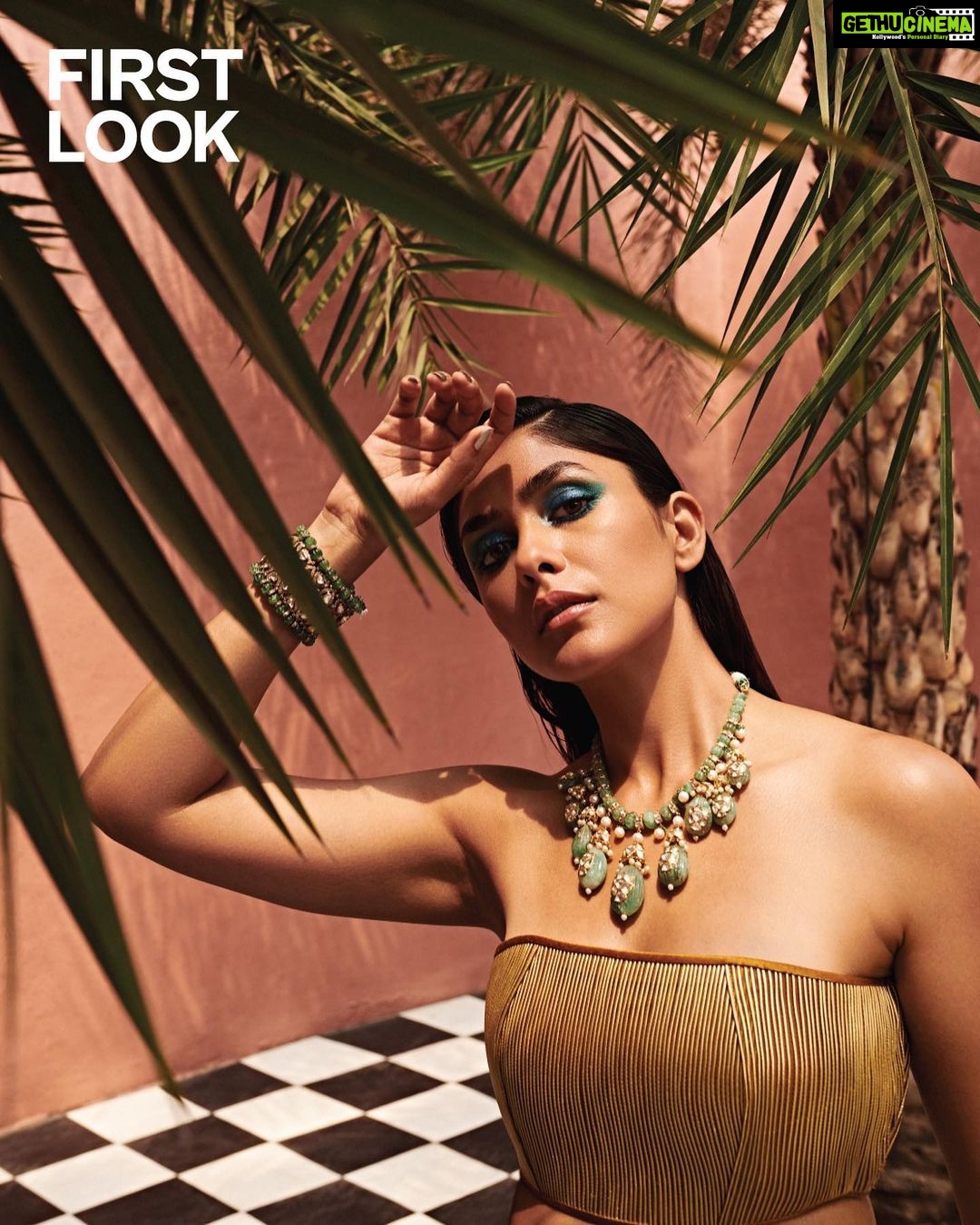 Mrunal Thakur Instagram - In her element β€οΈβπ₯π₯ . . . Magazine: First Look @firstlook.magazine Editor: Nupur Mehta Puri @nupurmehta18 Photographer: Vaishnav Praveen @vaishnavpraveen Creative Director and Stylist: Nupur Mehta Puri @nupurmehta18 @n2root Makeup: Lochan Thakur @missblender Hair: Deepali Deokar @deepalid10 Assistant Stylist: Neha Maggo @nehamaggo Production: Niharika Singh @studiolittledumpling Outfit: Rimzim Dadu @rimzimdaduofficial Jewellery: Aaloki by CH Vadodara @aaloki.ch #magazine #editorial #covergirl #coverpot #bollywood #celebrity #coverphotography #photography #editorialmakeup