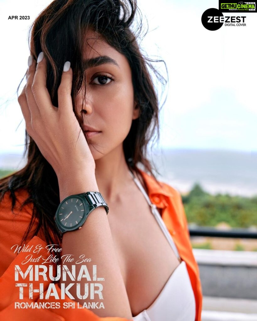 Mrunal Thakur Instagram - #ZeeZestDigitalCoverStar A young Mrunal Thakur was greatly impacted by ‘Jab We Met’; YOLO, after all. "The film hit me hard. I knew that this is my life and I did not want to live with the regret of not being able to explore and try different things,” ruminates Mrunal, adding that while she did appear for the common medical entrance tests after her Class 12, she knew this is not where she belonged. Eventually, the small-town Mrunal enrolled in a media and journalism course at Mumbai’s KC College. The ball started rolling for Mrunal when she bagged her first audition. “That’s when I realised that I'm extremely comfortable in front of the camera,” she said. She was fortunate to be guided on a realistic path when a friend advised her to continuously turn up for auditions. “This egged the competitive side of me — I like taking on challenges and if someone says, ‘you can't do it’, I want to quietly show them how I can. I also realised that as long as I'm in front of the camera, I'm happy,” she said. A touch of green on Mrunal's wrist! Just 4.4mm thin, this Titan Edge Ceramics watch is a statement of style, paired with comfort. #titanedgeceramics Credits:- Editor: Sumita Bagchi Creative Consultant: @mitrajitb Photographer: @leroifoto Watch Partner: @titanwatchesindia Text: Sayoni Bhaduri Video Edit: Media Edge Stylist: ​@rahulvijay1988 Assistant Stylist: @siddhidolas Hair stylist: @deepalid10 Makeup: @missblender Location: @tajbentota Artist Management: @aashianahluwalia @hardlyanonymous_2.0 Outfit: @ituvana @studioverandah Taj Bentota Resort & Spa