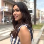 Mrunal Thakur Instagram - Warning: Dancing in stripes may cause uncontrollable happiness and spontaneous twirls! 😄 HMU - @shraddhamishra8 Styling - @rahulvijay1988 assisted by @thanishqkokare Photo - @eastmancolourr Video - @amitsingh.dop @shakeelbinafzal Dress - @lovebirds.studio Earrings - @simranchhabrajewels @ascend.rohank Shoes - @lucianopadovan_official #Cannes2023 #Collab #GreyGoose #ViveLeVoyage @greygoose @fetch_india