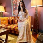 Mrunal Thakur Instagram - 💕💕💕 Outfit - @anitadongre Jewellerry - @Abhilasha_pret_jewelry Footwear - @charleskeithofficial Styled by - @sheefajgilani Assisted by - @astha_kothari @kashishsinhaaa Make up: @missblender Hair: @pushkinbhasin