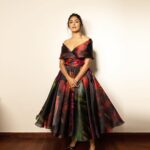 Mrunal Thakur Instagram - So this is love 💕💕💕 Outfit - @gauriandnainika Neckpiece - @simsumfinejewerly Ring - @h.ajoomal Footwear - @charleskeithofficial Styled by - @sheefajgilani Assisted by - @astha_kothari @kashishsinhaaa
