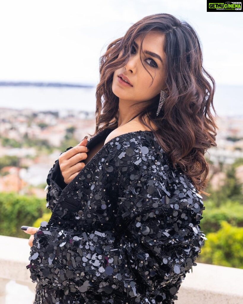 Mrunal Thakur Instagram - I didn’t come this far to only come this far. #YesICannes Ready to take on the @festivaldecannes experience. Join me on this glamorous little journey #StayTuned HMU - @shraddhamishra8 Styling - @rahulvijay1988 Photo - @eastmancolourr Video - @amitsingh.dop @shakeelbinafzal Jacket & pants - @dhruvkapoor Swimsuit - @studioverandah Shoes - @louboutinworld Earrings - @vandalsworld_unofficial @elevate_promotions #Cannes2023 #GreyGoose #ViveLeVoyage @greygoose @fetch_india #collab