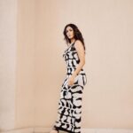 Mrunal Thakur Instagram - 🖤🤍 Styled by: @rahulvijay1988 Assisted by (styling) @maitriidesaii Dress @lovebirds.studio Jewellery @e3kjewelry @ascend.rohank Shoes @louboutinworld Makeup by @missblender Hair by @deepalid10 Assisted by @vidushiparashar18 Photos: @_psudo_ #gumraahpromotions