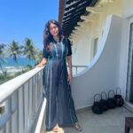 Mrunal Thakur Instagram - Beautiful perfect sunny day 🐚🌴🌊 Outfit - @bodicebodice Earrings - @timelessjewelsby_s @vblitzcommunications Footwear - @paioshoes Styled by - @sheefajgilani Assisted by - @astha_kothari @karenavinaik Hair by @deepalid10