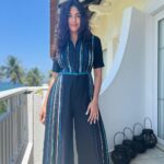 Mrunal Thakur Instagram - Beautiful perfect sunny day 🐚🌴🌊 Outfit - @bodicebodice Earrings - @timelessjewelsby_s @vblitzcommunications Footwear - @paioshoes Styled by - @sheefajgilani Assisted by - @astha_kothari @karenavinaik Hair by @deepalid10