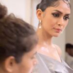 Mrunal Thakur Instagram - Worked 24 hours, took 2 flights and finally made it! Creating moments 💕💕💕 and this dress ❤️‍🔥 #ilovemyjob #fashion #creatingmoments #readytostepoutofmycomfortzone #behindthescenes