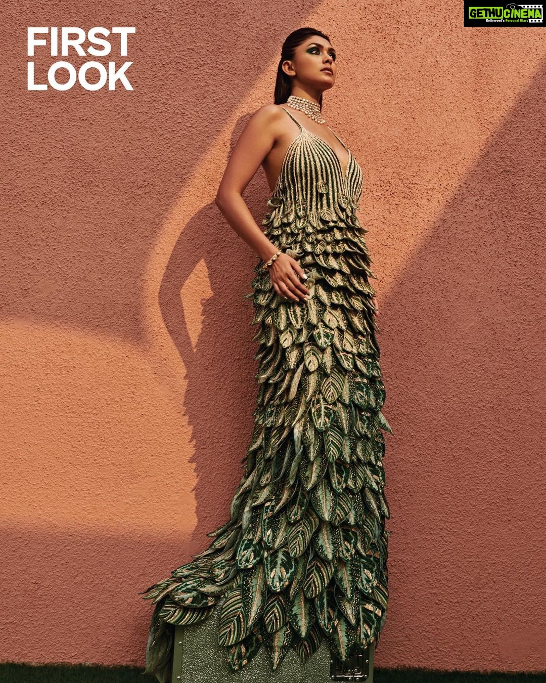 Mrunal Thakur Instagram - SUMMER LOVE β€οΈβπ₯β€οΈβπ₯ MRUNAL THAKUR , A MIDSUMMER DREAM @mrunalthakur Magazine: First Look @firstlook.magazine Editor: Nupur Mehta Puri @nupurmehta18 Photographer: Vaishnav Praveen @vaishnavpraveen Creative Director and Stylist: Nupur Mehta Puri @nupurmehta18 @n2root Makeup: Lochan Thakur @missblender Hair: Deepali Deokar @deepalid10 Assistant Stylist: Neha Maggo @nehamaggo Production: Niharika Singh @studiolittledumpling Outfit: Rahul Mishra @rahulmishra_7 Jewelry: Aaloki by CH Vadodara @aaloki.ch