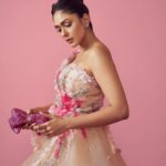 Mrunal Thakur Instagram - 💅🏼 Gown @saiidkobeisy Jewellery @herstoryjewels Clutch @judithleiberindia Shoes @louboutinworld Styled by @aasthasharma Assisted by @gehnadholakia sakshichitalia Makeup by @sadhnasingh1 Hair by @hairbyrajabali Photos: @eshaangirri