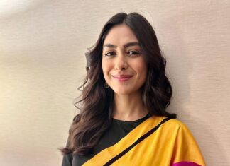 Mrunal Thakur Instagram - 🌸💕 🌸 Outfit @raw_mango Jewellery @mozaati Styled by @sheefajgilani Assisted by @kashishsinhaaa Coordinated by @niyoshi.jain @tanyasadhwhiny Glam team @missblender @deepalid10