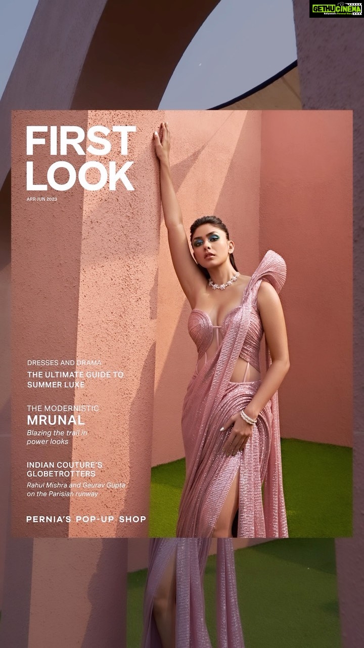 Mrunal Thakur Instagram - MRUNAL, THE MODERNISTA Serving gram-worthy minimalist looks is Mrunal Thakur @mrunalthakur as the actor slips into an unpretentious look, playing the role of the contemporary fashion-and-tech savvy woman with an ultra-cool attitude for First Look @firstlook.magazine by Purple Style Labs, from the house of Pernia’s Pop-Up Shop @perniaspopupshop Editor: Nupur Mehta Puri @nupurmehta18 Photographer: Vaishnav Praveen @vaishnavpraveen Creative Director and Stylist: Nupur Mehta Puri @nupurmehta18 @n2root Makeup: Lochan Thakur @missblender Hair: Deepali Deokar @deepalid10 Assistant Stylist: Neha Maggo @nehamaggo Production: Niharika Singh @studiolittledumpling Outfit: Gaurav Gupta @gauravguptaofficial Jewelry: Aaloki by CH Vadodara @aaloki.chylist: Neha Maggo @nehamaggo Production: Niharika Singh @studiolittledumpling
