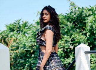 Mrunal Thakur Instagram - Well plaid @sheefajgilani. Still can't get over this outfit 🤪 Outfit - @howwhenwearclothing @vblitzcommunications Styled by - @sheefajgilani Assisted by - @astha_kothari @karenavinaik