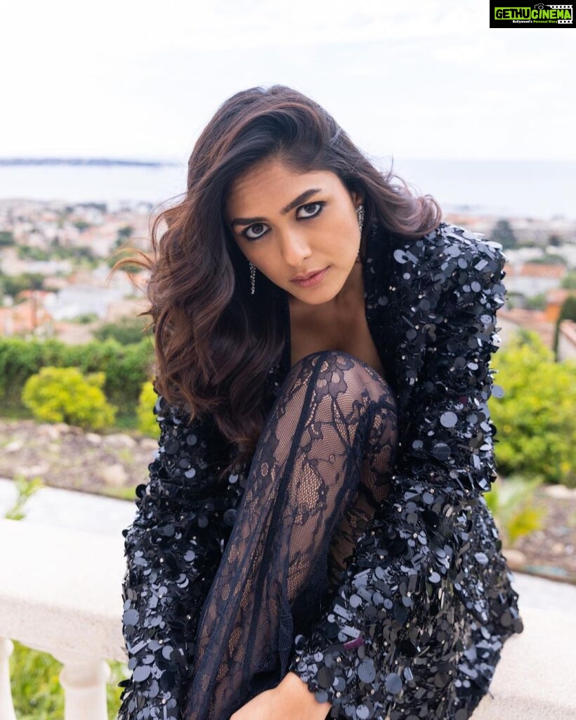 Mrunal Thakur Instagram - I didn’t come this far to only come this far. #YesICannes Ready to take on the @festivaldecannes experience. Join me on this glamorous little journey #StayTuned HMU - @shraddhamishra8 Styling - @rahulvijay1988 Photo - @eastmancolourr Video - @amitsingh.dop @shakeelbinafzal Jacket & pants - @dhruvkapoor Swimsuit - @studioverandah Shoes - @louboutinworld Earrings - @vandalsworld_unofficial @elevate_promotions #Cannes2023 #GreyGoose #ViveLeVoyage @greygoose @fetch_india #collab