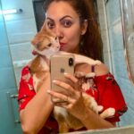 Munmun Dutta Instagram – My older baby Mau is 6 years today 😍❤️

Exactly 6 years ago on this day, while shooting in a different set that I found this little kitten wandering around without her mother and was constantly crying out due to hunger. 
  She kept on walking into the frame of the scene and we had to cut the shot few times. 
Post pack up , after I left the set, while waiting at the traffic light, something stirred in me and I decided to take a U turn and go back to find her. 
She was still loitering around searching for food and I decided to carry her home with me not knowing what to do with her. 
After a few days of adjustment there was no looking back. 
She is my heart, my love, my baby and the queen of our home and my life ❤️😍🥹🥹
.

It’s our Poila Boishakh today (bengali new year ) and I celebrate this day as her birthday 🎉 for walking into my life and changing it forever 🥹❤️

.
#adoptdontshop #munmundutta #mycatisawesome #mylove❤️