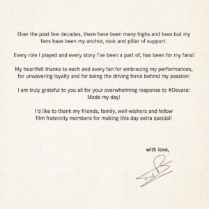 N. T. Rama Rao Jr. Instagram - Grateful ❤️