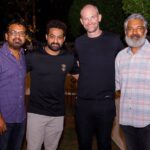 N. T. Rama Rao Jr. Instagram - An evening well spent with friends and well-wishers. Was great catching up with James and Emily. Thanks for keeping your word and joining us for dinner.