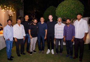 N. T. Rama Rao Jr. Instagram - An evening well spent with friends and well-wishers. Was great catching up with James and Emily. Thanks for keeping your word and joining us for dinner.