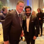 N. T. Rama Rao Jr. Instagram - Good luck for tomorrow Brendan Fraser sir.