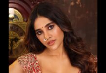 Nabha Natesh Instagram - Enchantress ✨ : : : : Outfit - @ashwinireddyofficial Jewellery - @houseofqc Stylist - @sandhya__sabbavarapu Styling team - @team_sandhya @sirichandana_medi Photograper - @pranav.foto Makeup - @makeupartist_arti Hair- @kavaladurgaprasad Managed by : @karthik_peruru @aleen_aladnak