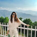 Nabha Natesh Instagram – may The Himalayas be with you ! Annapurna Himalayan Range