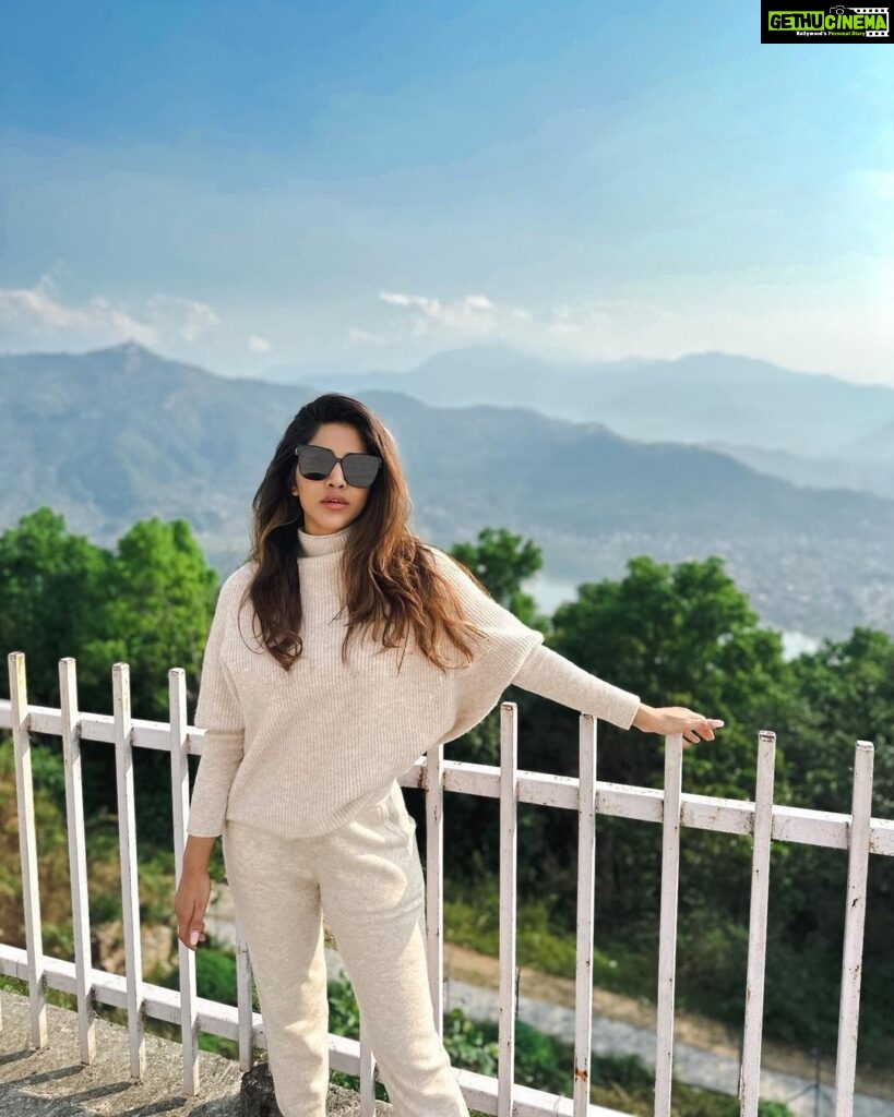 Nabha Natesh Instagram - may The Himalayas be with you ! Annapurna Himalayan Range