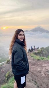 Nabha Natesh Instagram - The Best morning I have ever had ! ❤️ #2022moments❣️ Mount Batur
