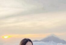 Nabha Natesh Instagram - The Best morning I have ever had ! ❤️ #2022moments❣️ Mount Batur